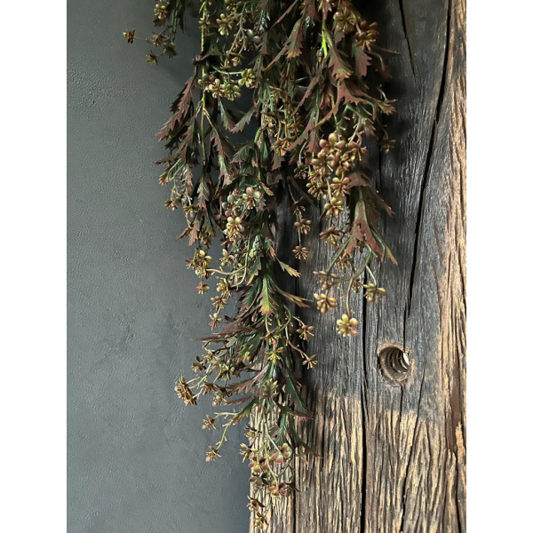 Brynxz hanger blad fijn Bruin 78 cm