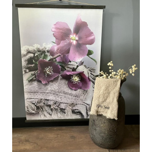 Tuinposter sierlatten Bloemen 60×80cm