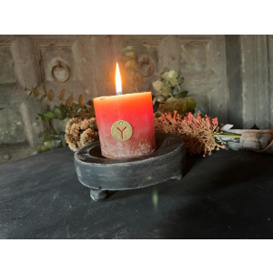 Houten Ronde Kandelaar