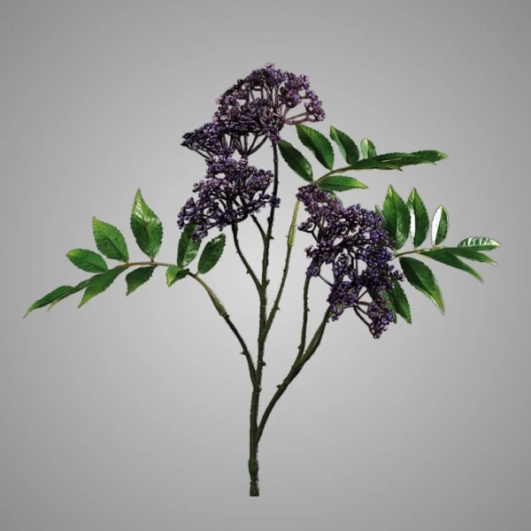 Branch with bud, 75 cm, lilac