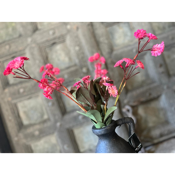 Brynxz Bundel van 4 Spring Daisy Dark Pink M 53 cm
