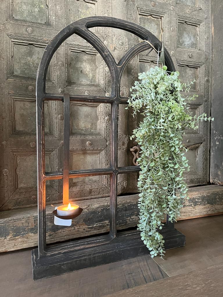 Houten Stalraam Op Voet | landelijke decoratie woonkamer