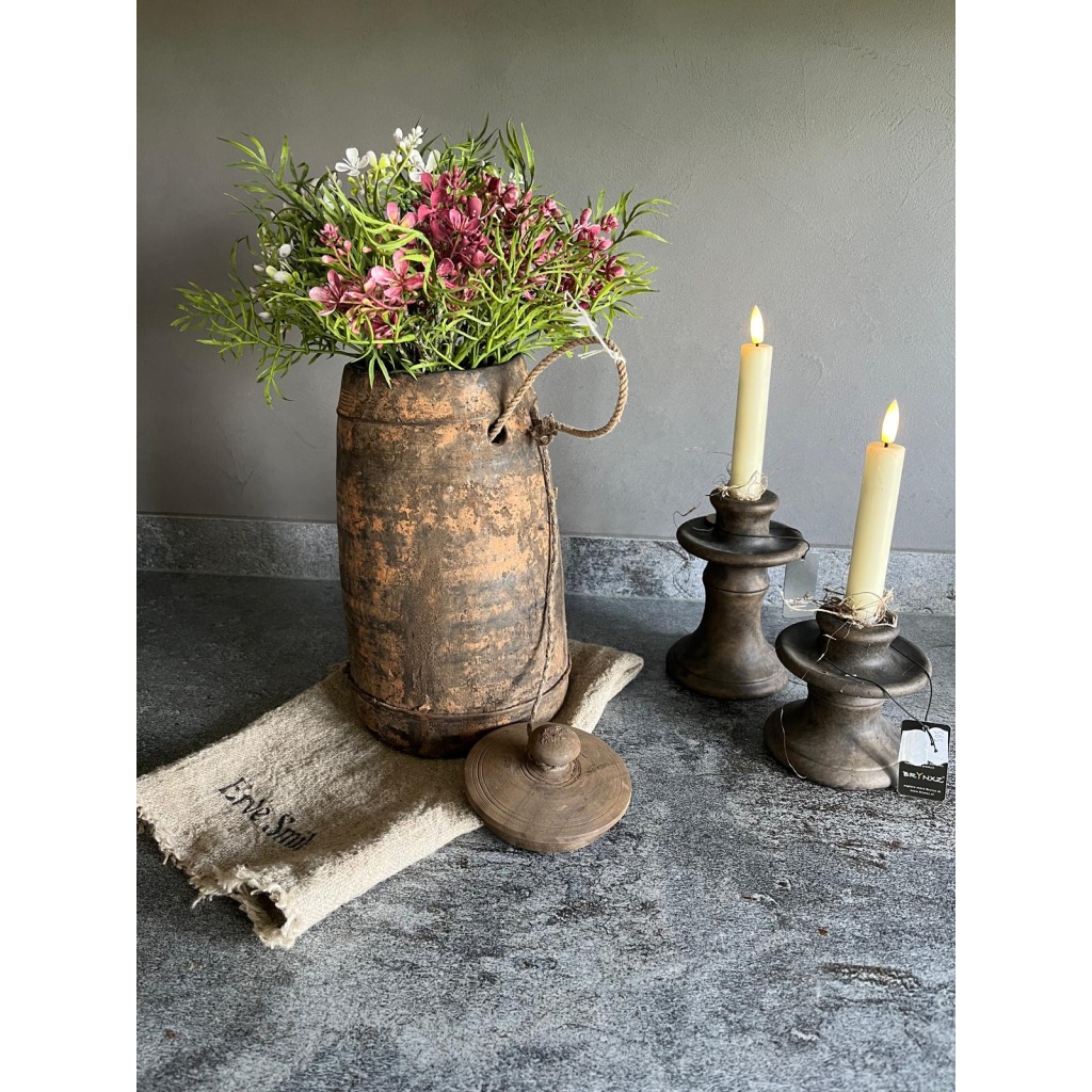 Nepalese Pot Kruik Met Deksel