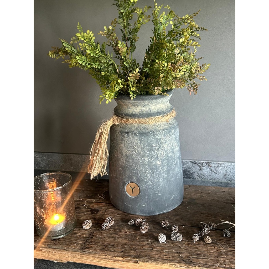 Brynxz Vaas Nostalgic Met Touw Ancient Clay