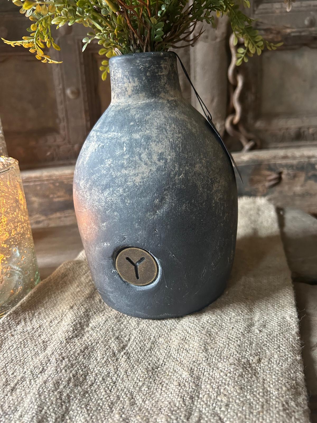 Brynxz Bottle Idylle Ancient Clay D.12 H.19 | Erve Smit Landelijke decoratie Brynxz Bottle Idylle Ancient Clay D.12 H.19 - Afbeelding 3