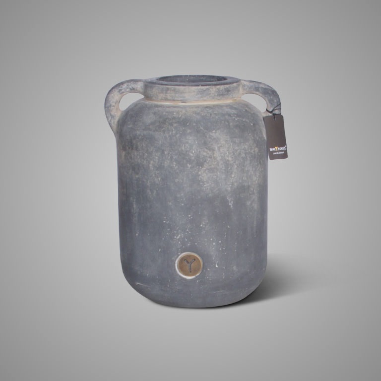 Brynxz Jug Idylle Two Ears Ancienst Clay L D.18 H.27 | Erve Smit Landelijke decoratie Brynxz Jug Idylle Two Ears Ancienst Clay L D.18 H.27 - Afbeelding 5