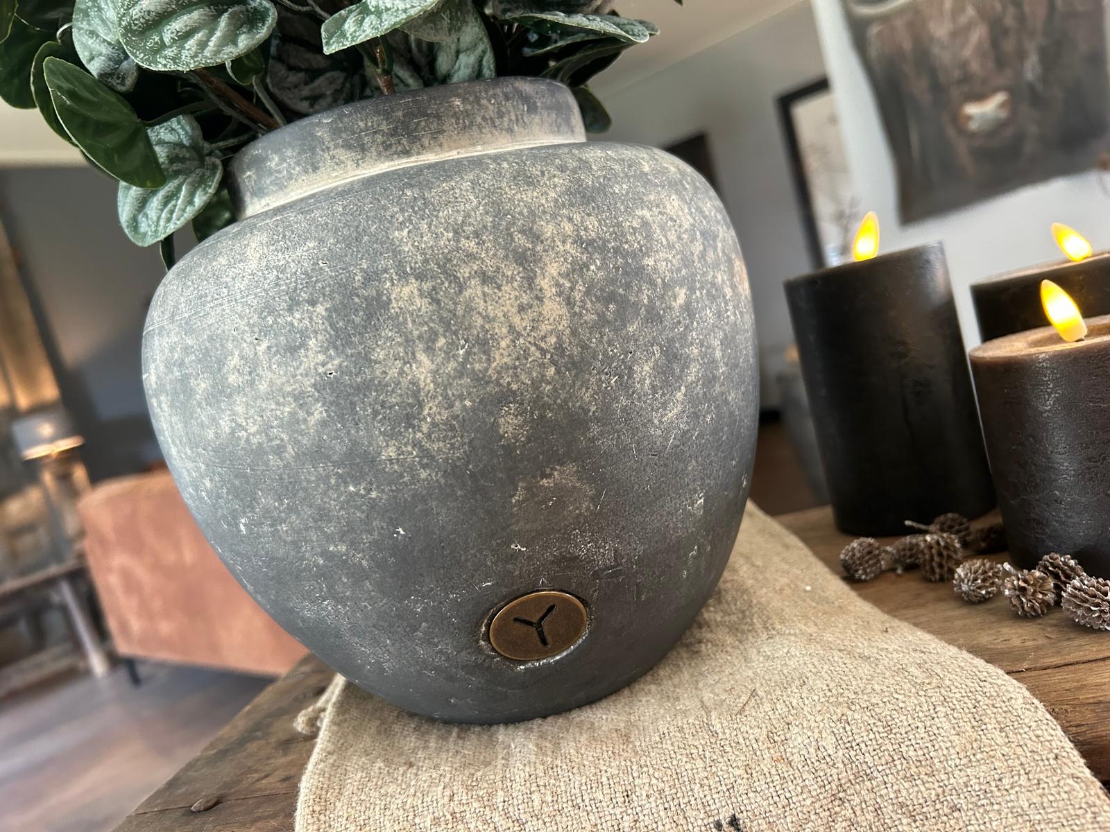 Brynxz Bolvase Allure Ancient Clay M | Erve Smit Landelijke decoratie Brynxz Bolvase Allure Ancient Clay M