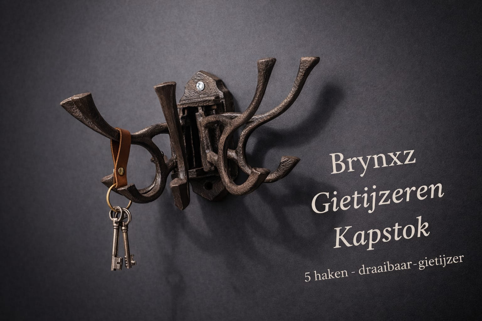 Brynxz Gietijzeren Kapstok | Erve Smit Landelijke decoratie Brynxz Gietijzeren Kapstok