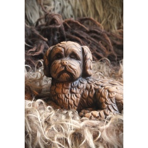 Brynxz Lying Dog Majestic Brown 20x11x13