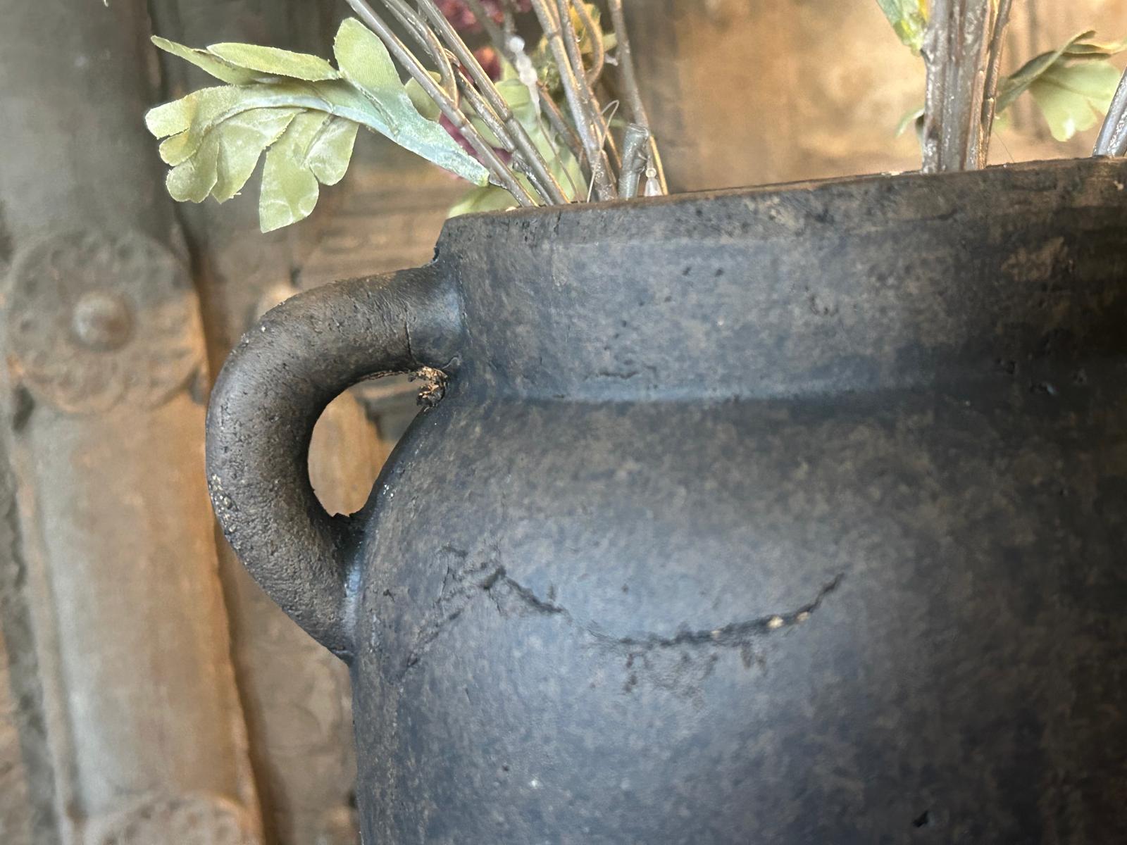 Brynxz Planter Two Ears Basic Majestic Brown L D21 H27 | Landelijke Woondecoratie | Erve Smit Landelijke decoratie Brynxz Planter Two Ears Basic Majestic Brown L D.21 H.27