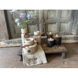 Brynxz Set of 3 Bottles Leather Rope Majestic Taupe