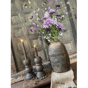 Led Dinerkaars Countryfield 24 cm set van 2 Bruin