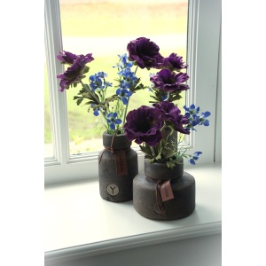 Brynxz Set of 3 Bottles Leather Rope Majestic Brown