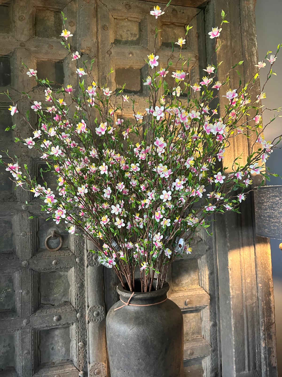 Sylxz Cytisus Springrange Donker Roze 90 cm | Erve Smit Landelijke decoratie Sylxz Cytisus Springrange Donker Roze Paars 90 cm