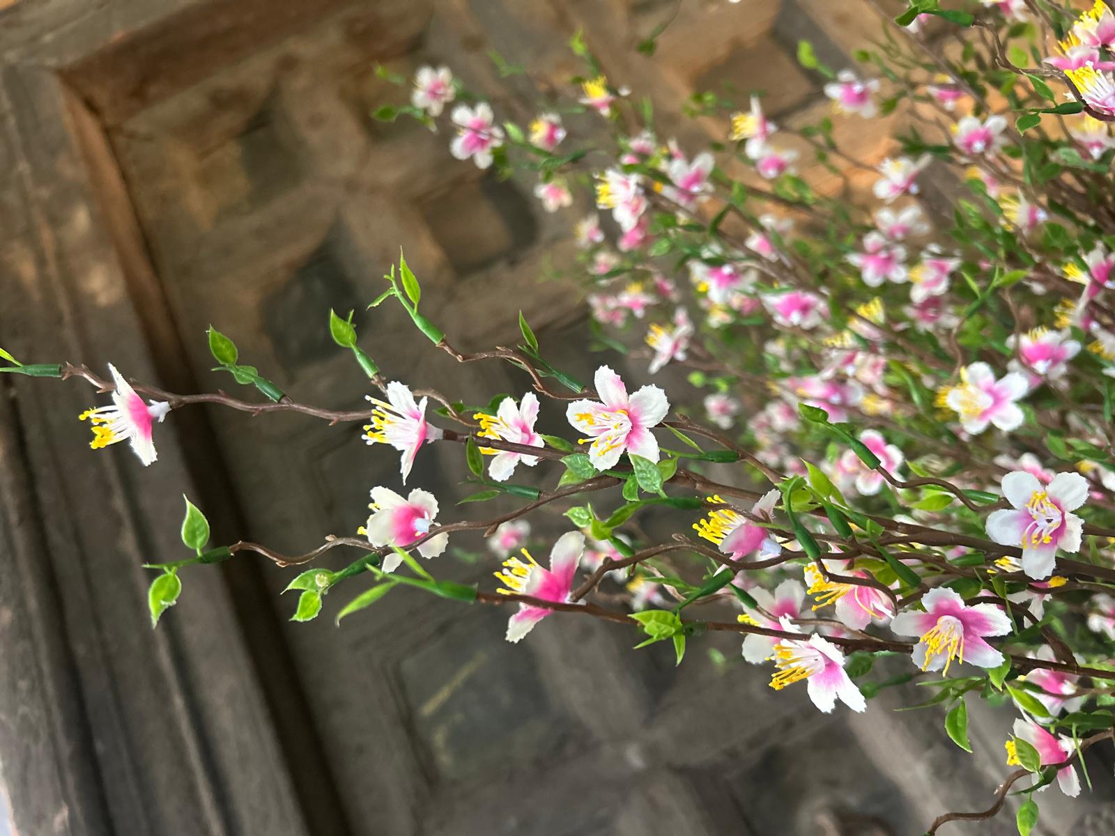 Sylxz Cytisus Springrange Donker Roze 90 cm | Erve Smit Landelijke decoratie Sylxz Cytisus Springrange Donker Roze Paars 90 cm