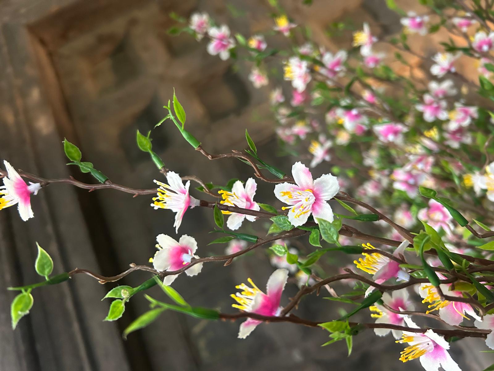 Sylxz Cytisus Springrange Donker Roze 90 cm | Erve Smit Landelijke decoratie Sylxz Cytisus Springrange Donker Roze Paars 90 cm