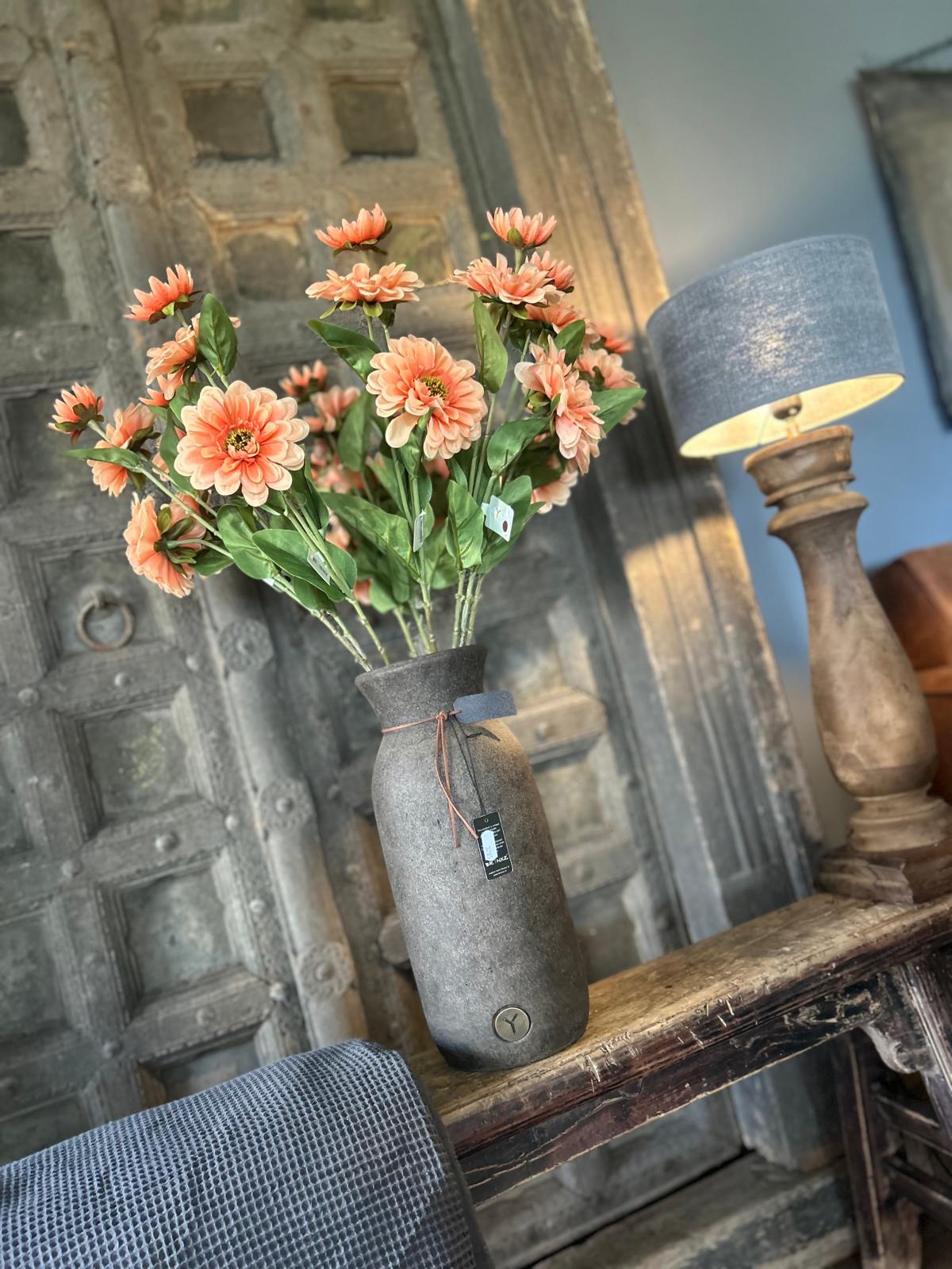 Sylxz Zinia Light Orange 72 cm | Erve Smit Landelijke decoratie Sylxz Light Orange 72 cm