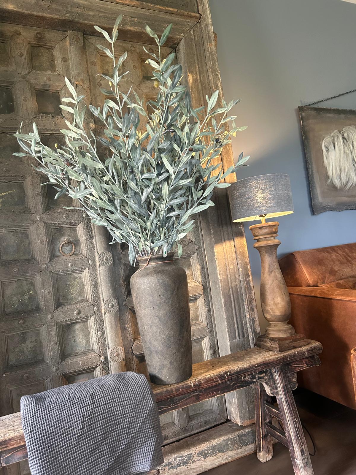 Sylxz Olive Ancient Grey 110 cm | Erve Smit Landelijke decoratie Sylxz Olive Ancient Grey 110 cm