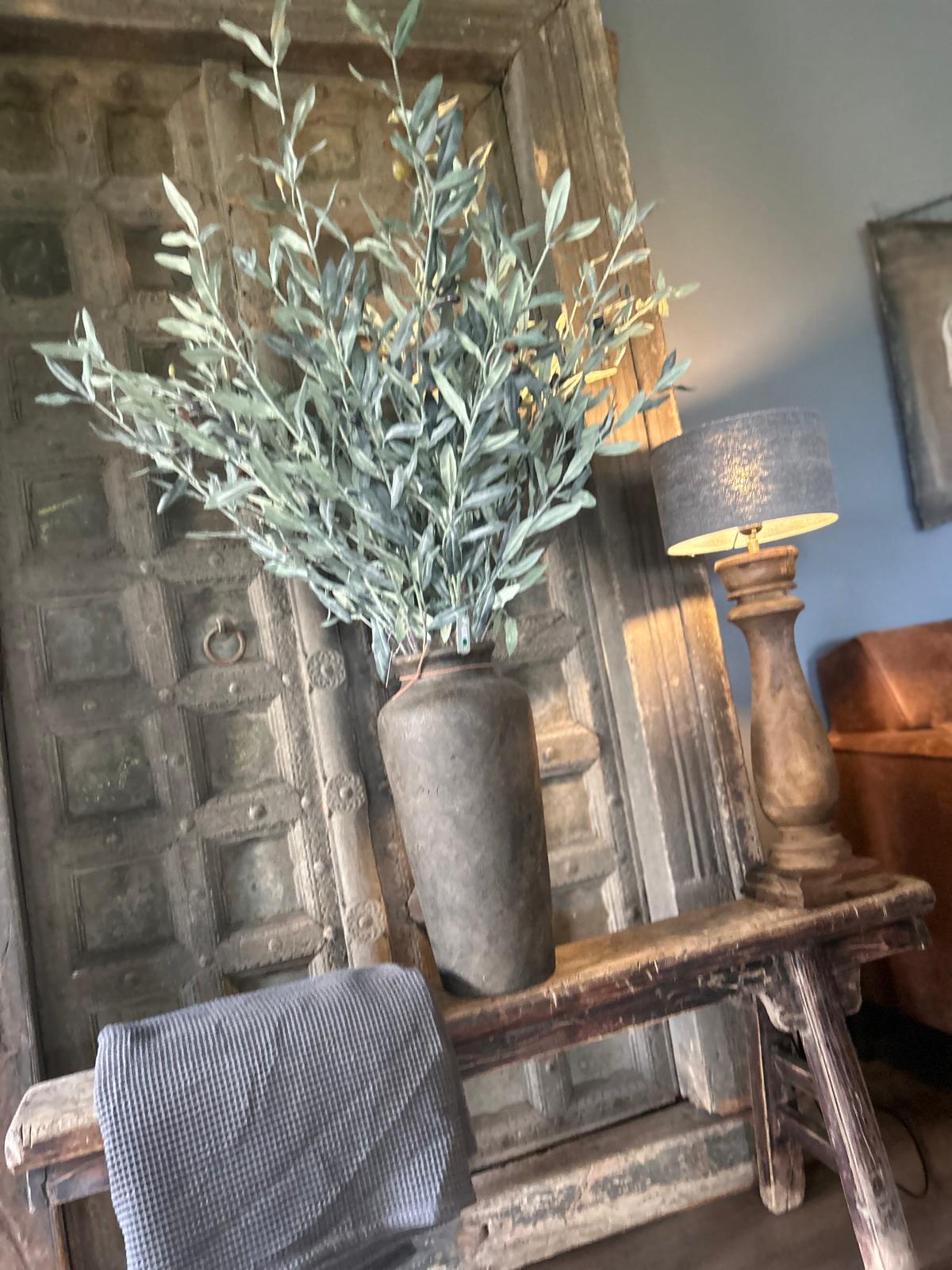 Sylxz Olive Ancient Grey 110 cm | Erve Smit Landelijke decoratie Sylxz Olive Ancient Grey 110 cm