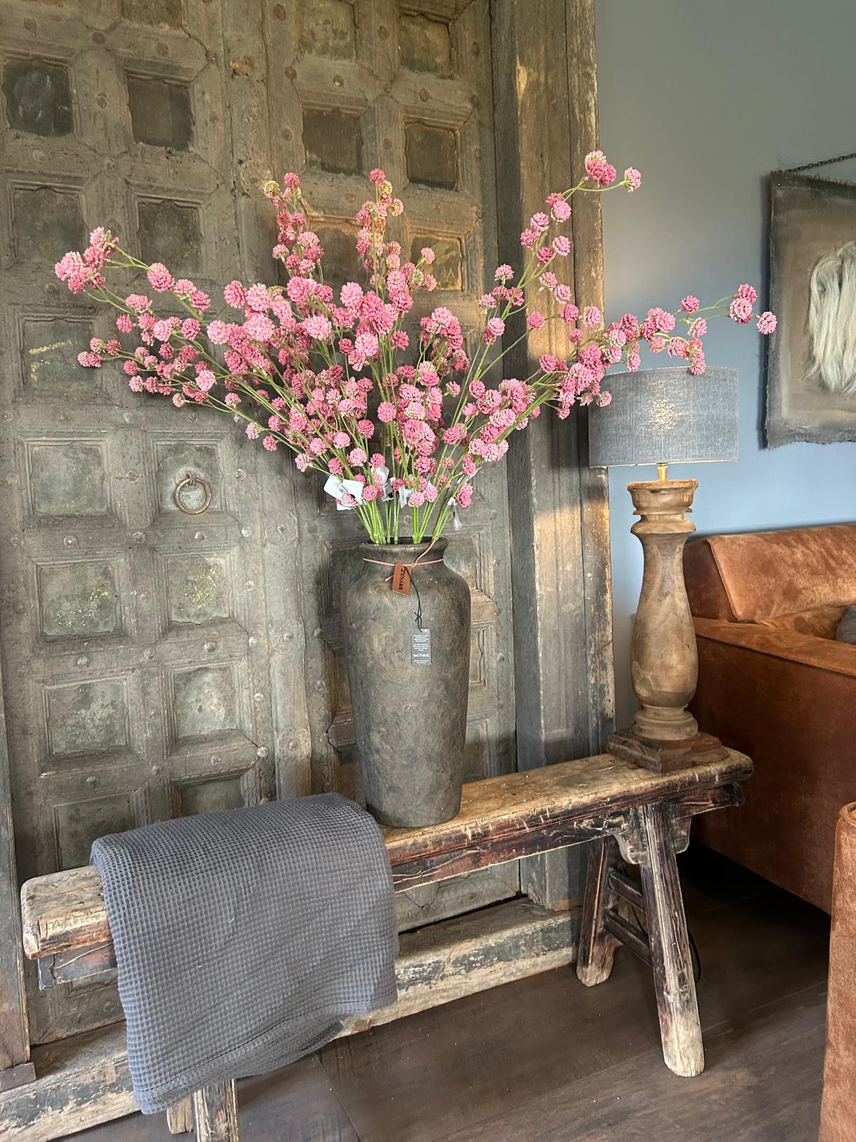 Sylxz Spring Flower Spray Ball Pink 110 cm | Erve Smit Landelijke decoratie Sylxz Spring Flower Spray Ball Pink 110 cm