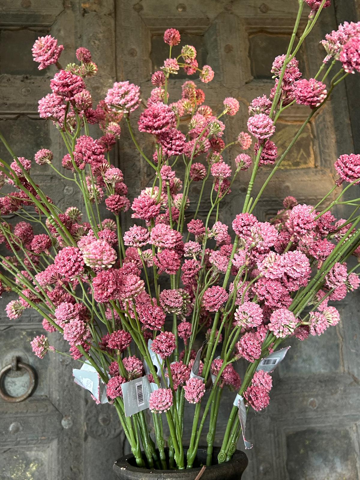 Sylxz Spring Flower Spray Ball Pink 110 cm | Erve Smit Landelijke decoratie Sylxz Spring Flower Spray Ball Pink 110 cm