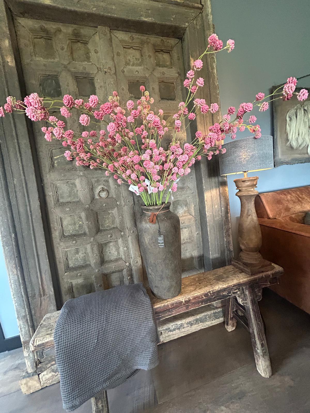 Sylxz Spring Flower Spray Ball Pink 110 cm | Erve Smit Landelijke decoratie Sylxz Spring Flower Spray Ball Pink 110 cm