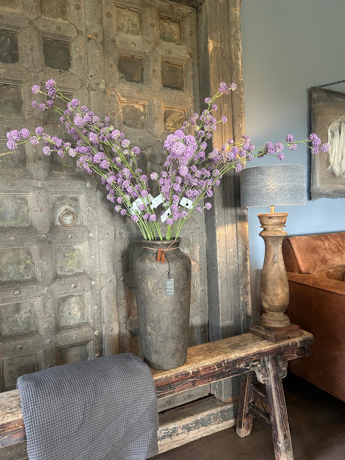 Sylxz Spring Flower Spray Ball Purple 110 cm | Erve Smit Landelijke decoratie Sylxz Spring Flower Spray Ball Purple 110 cm