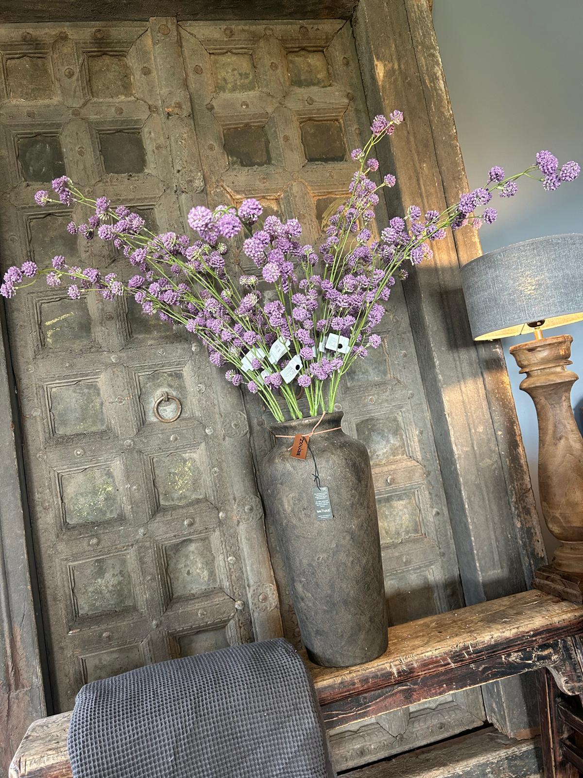 Sylxz Spring Flower Spray Ball Purple 110 cm | Erve Smit Landelijke decoratie Sylxz Spring Flower Spray Ball Purple 110 cm