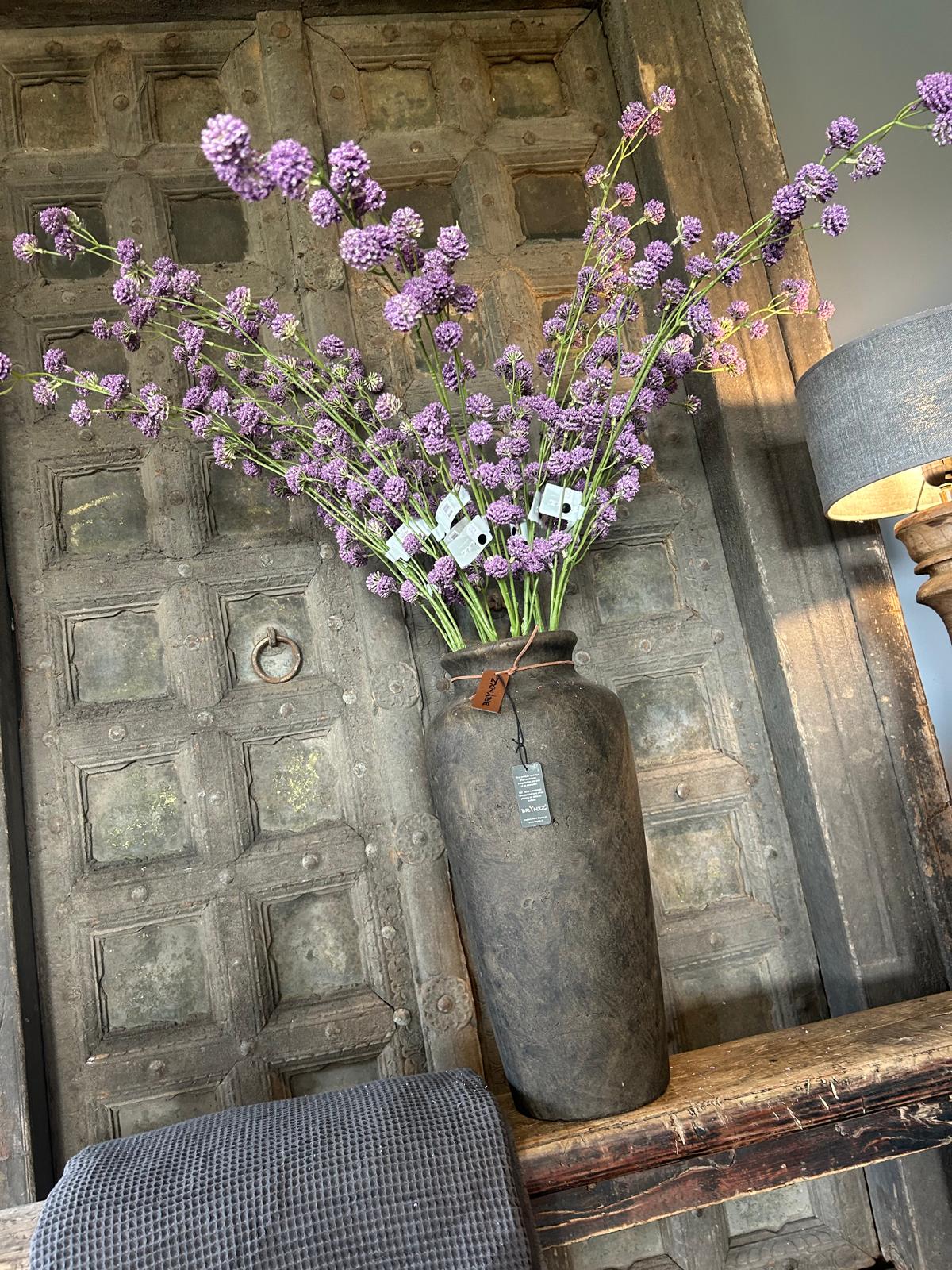 Sylxz Spring Flower Spray Ball Purple 110 cm | Erve Smit Landelijke decoratie Sylxz Spring Flower Spray Ball Purple 110 cm