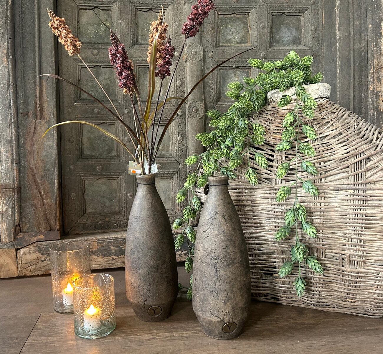 Brynxz Bottle Basic Tall Majestic Brown L | Erve Smit Landelijke decoratie Brynxz Bottle Basic Tall Majestic Brown L