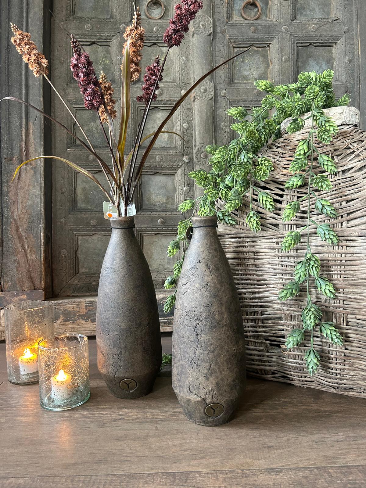 Brynxz Bottle Basic Tall Majestic Brown L | Erve Smit Landelijke decoratie Brynxz Bottle Basic Tall Majestic Brown L