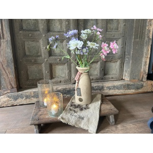 Brynxz Vase Luxury Leather Rope Majestic Taupe S