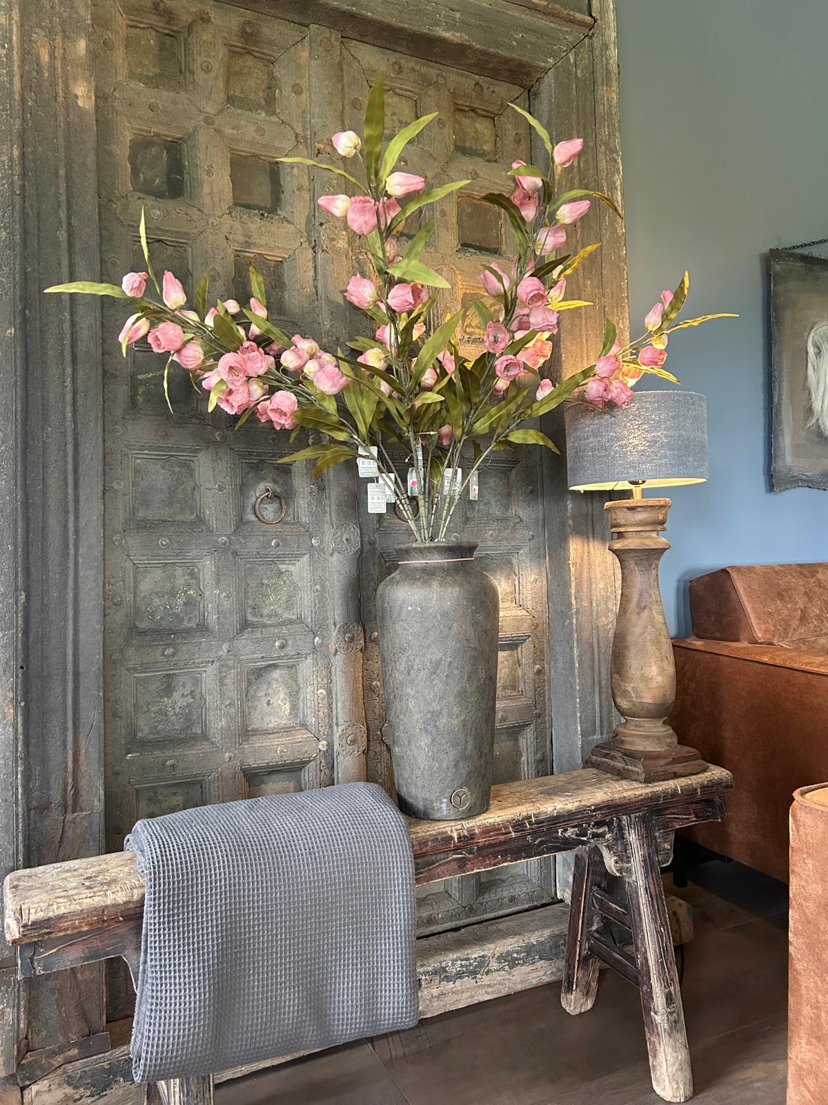 Sylxz Campanula Grande Roze 100 cm | Erve Smit Landelijke decoratie Campanula Grande Roze 100 cm kunstbloem in vaas realistische zijde bloemen