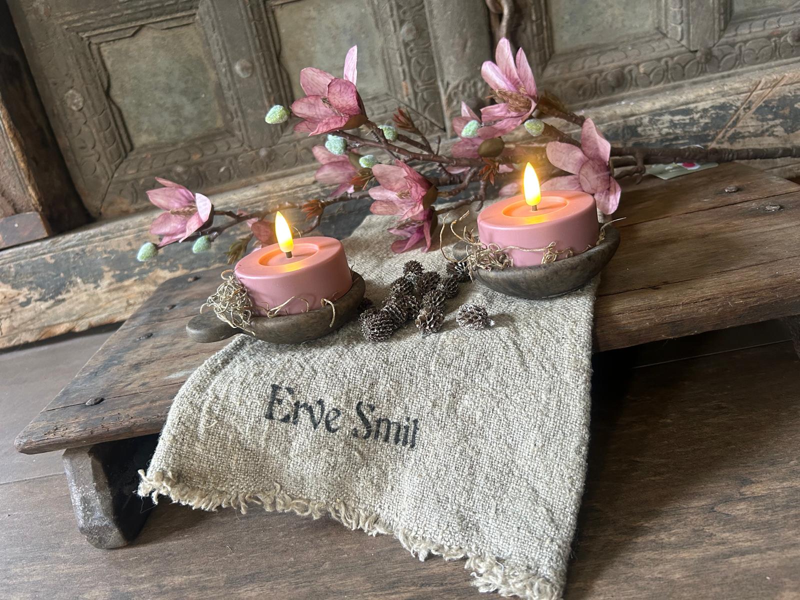 Countryfield Waxinelichtjes Roze XL | Erve Smit Landelijke decoratie Countryfield Waxinelichtjes Roze XL