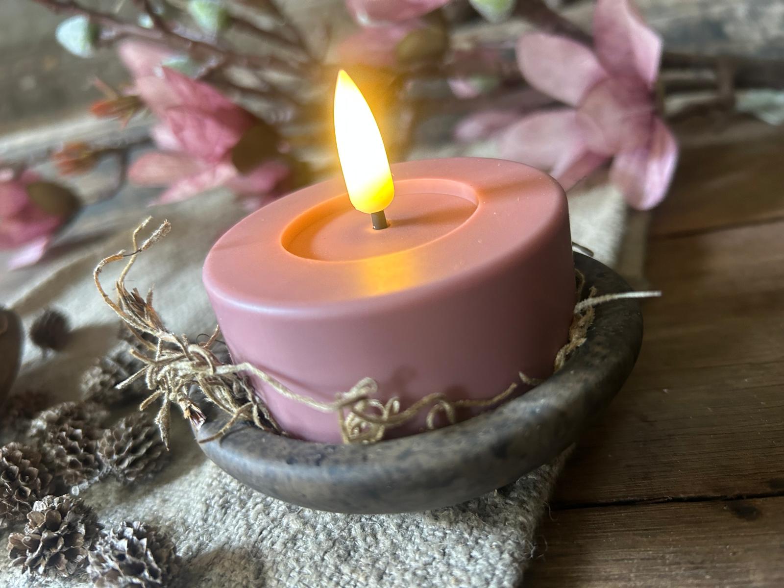 Countryfield Waxinelichtjes Roze XL | Erve Smit Landelijke decoratie Countryfield Waxinelichtjes Roze XL