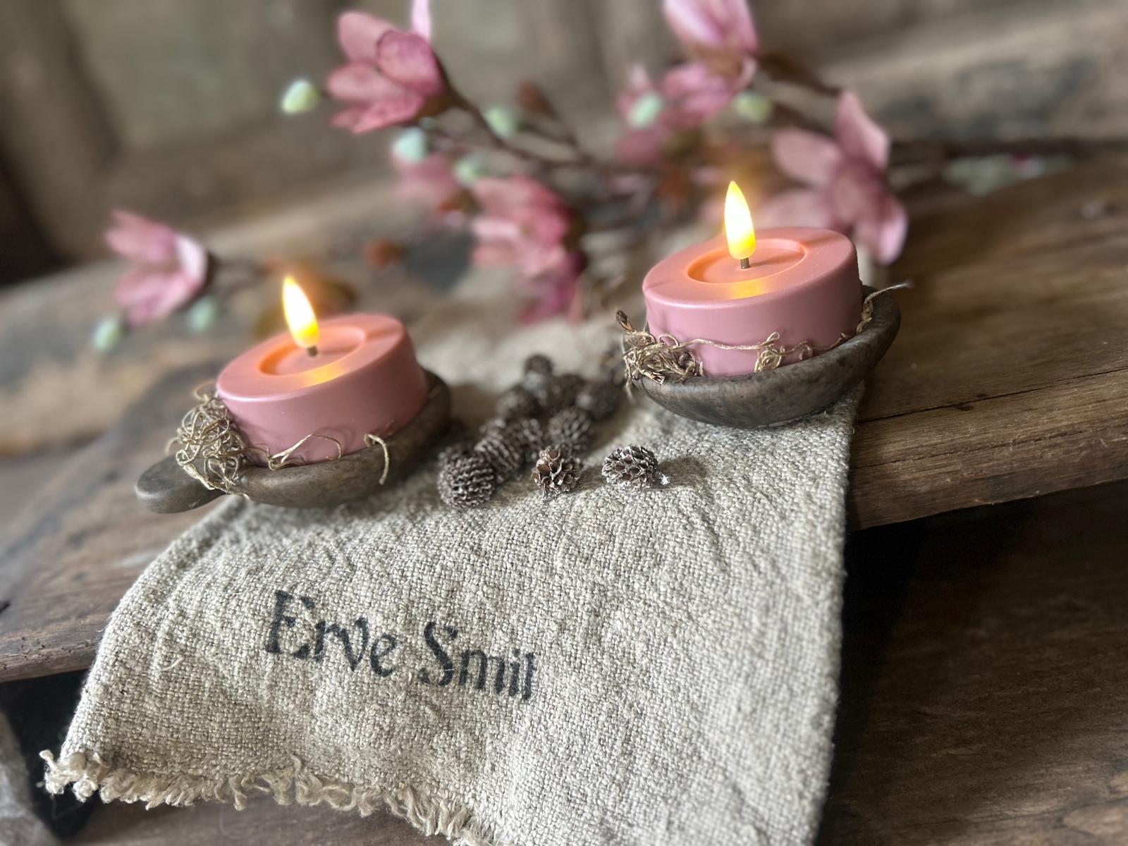 Countryfield Waxinelichtjes Roze XL | Erve Smit Landelijke decoratie Countryfield Waxinelichtjes Roze XL