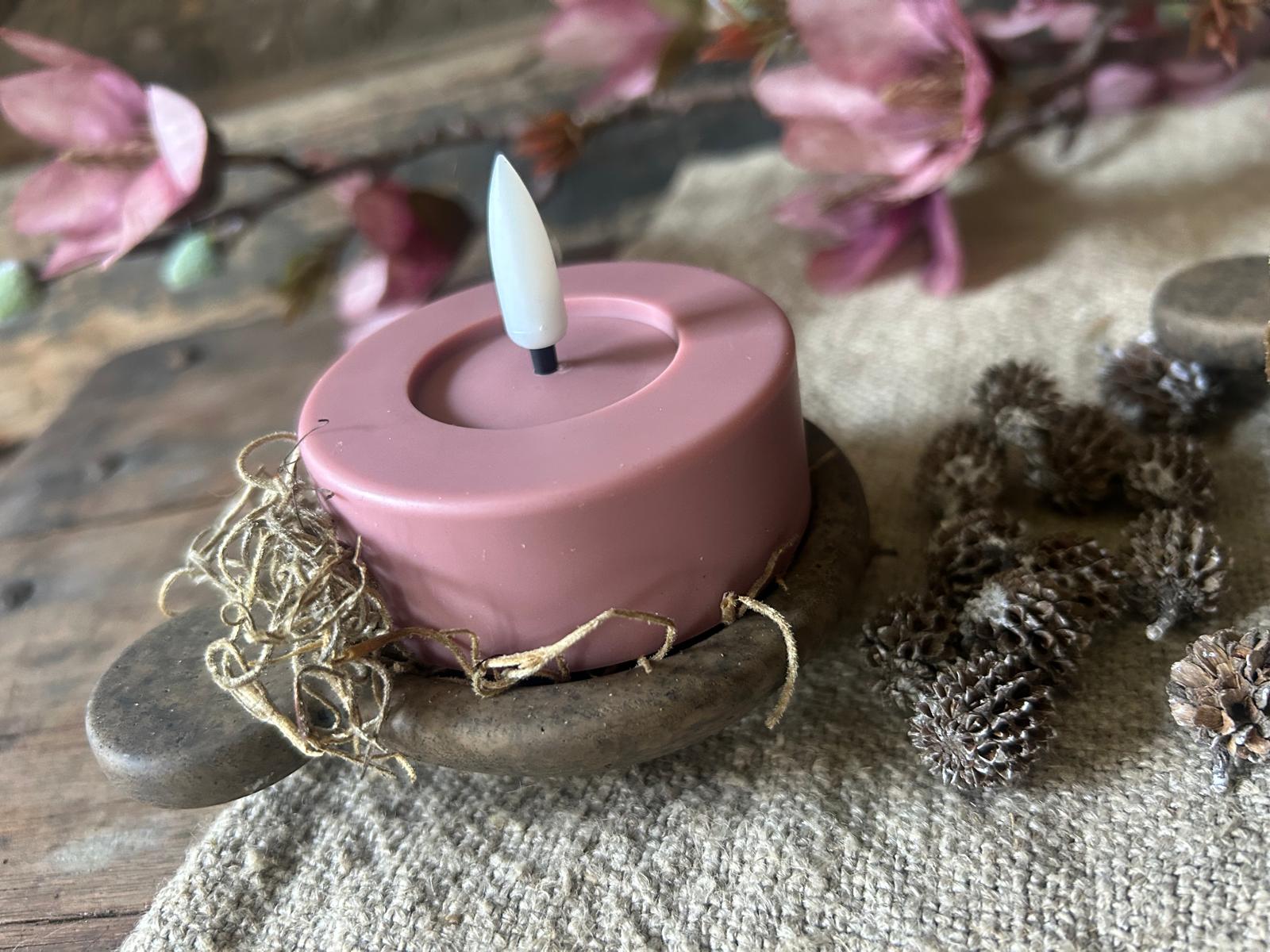 Countryfield Waxinelichtjes Roze XL | Erve Smit Landelijke decoratie Countryfield Waxinelichtjes Roze XL