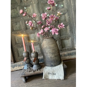 Led Dinerkaars Countryfield 14,5 cm set van 2 Roze