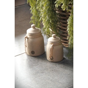Brynxz Pot and Top with Rope Majestic Taupe