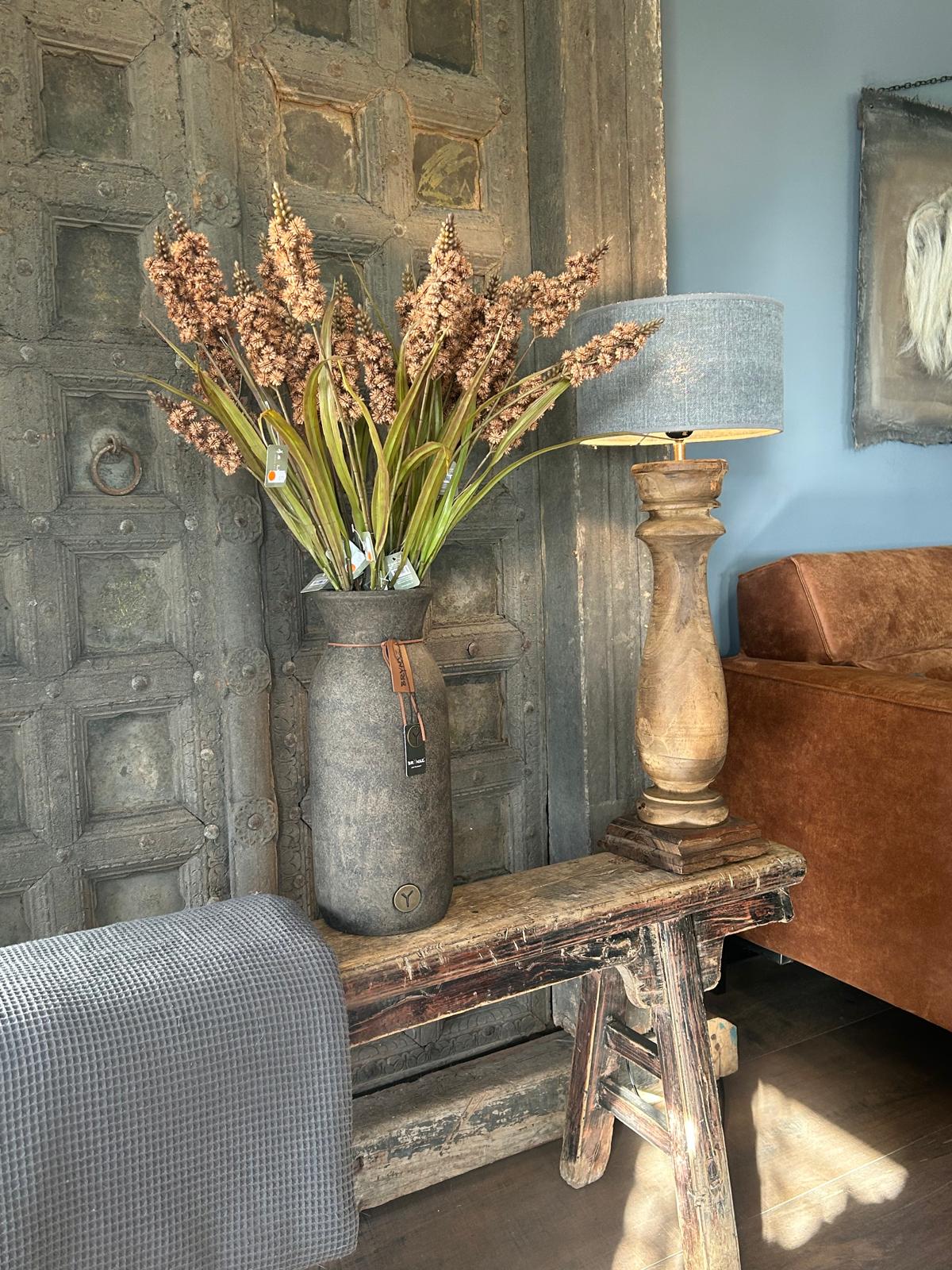 Sylxz Grass Flower Spring Sober Bruin 76 cm | Erve Smit Landelijke decoratie Sylxz Grass Flower Spring Sober Bruin 76 cm