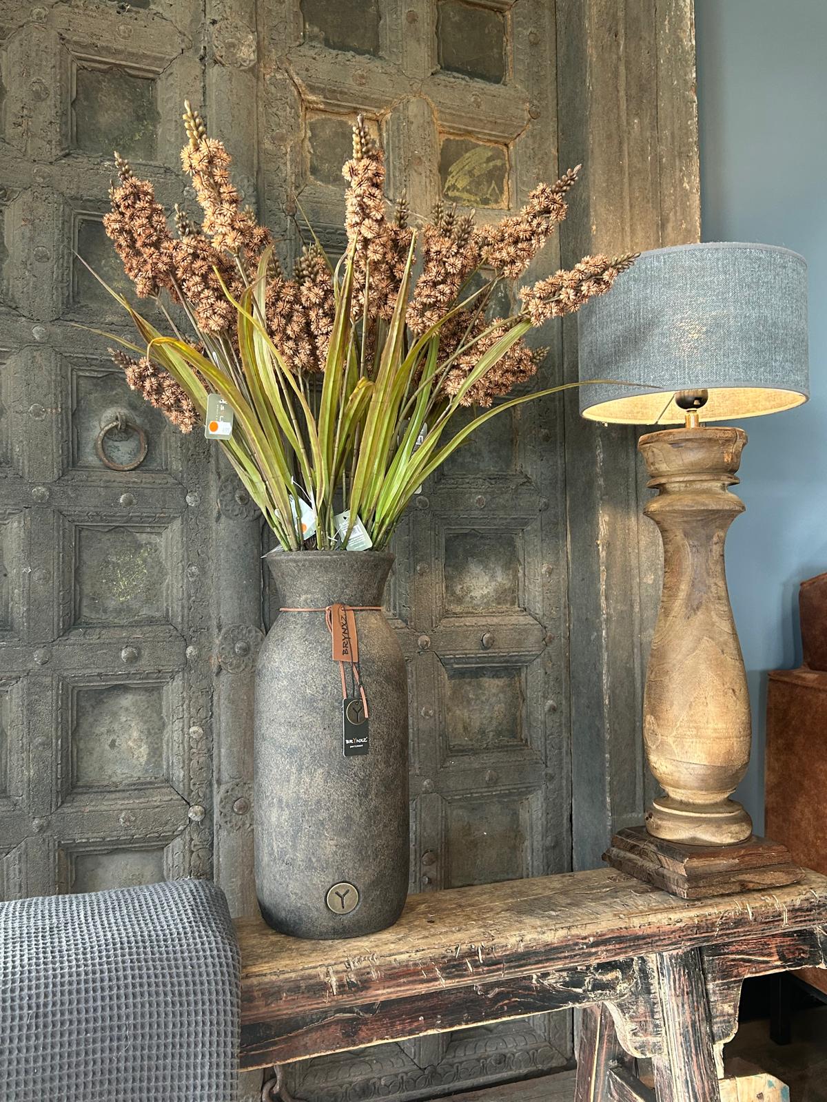 Sylxz Grass Flower Spring Sober Bruin 76 cm | Erve Smit Landelijke decoratie Sylxz Grass Flower Spring Sober Bruin 76 cm