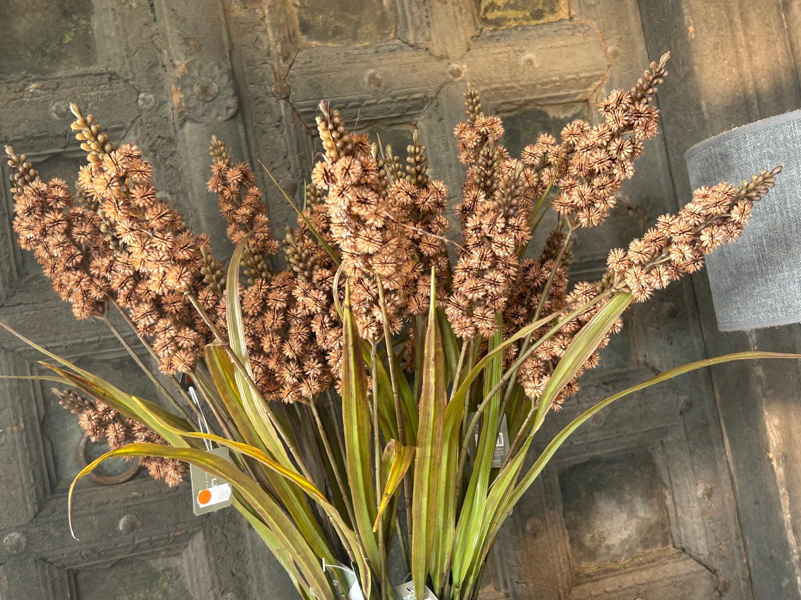 Sylxz Grass Flower Spring Sober Bruin 76 cm | Erve Smit Landelijke decoratie Sylxz Grass Flower Spring Sober Bruin 76 cm