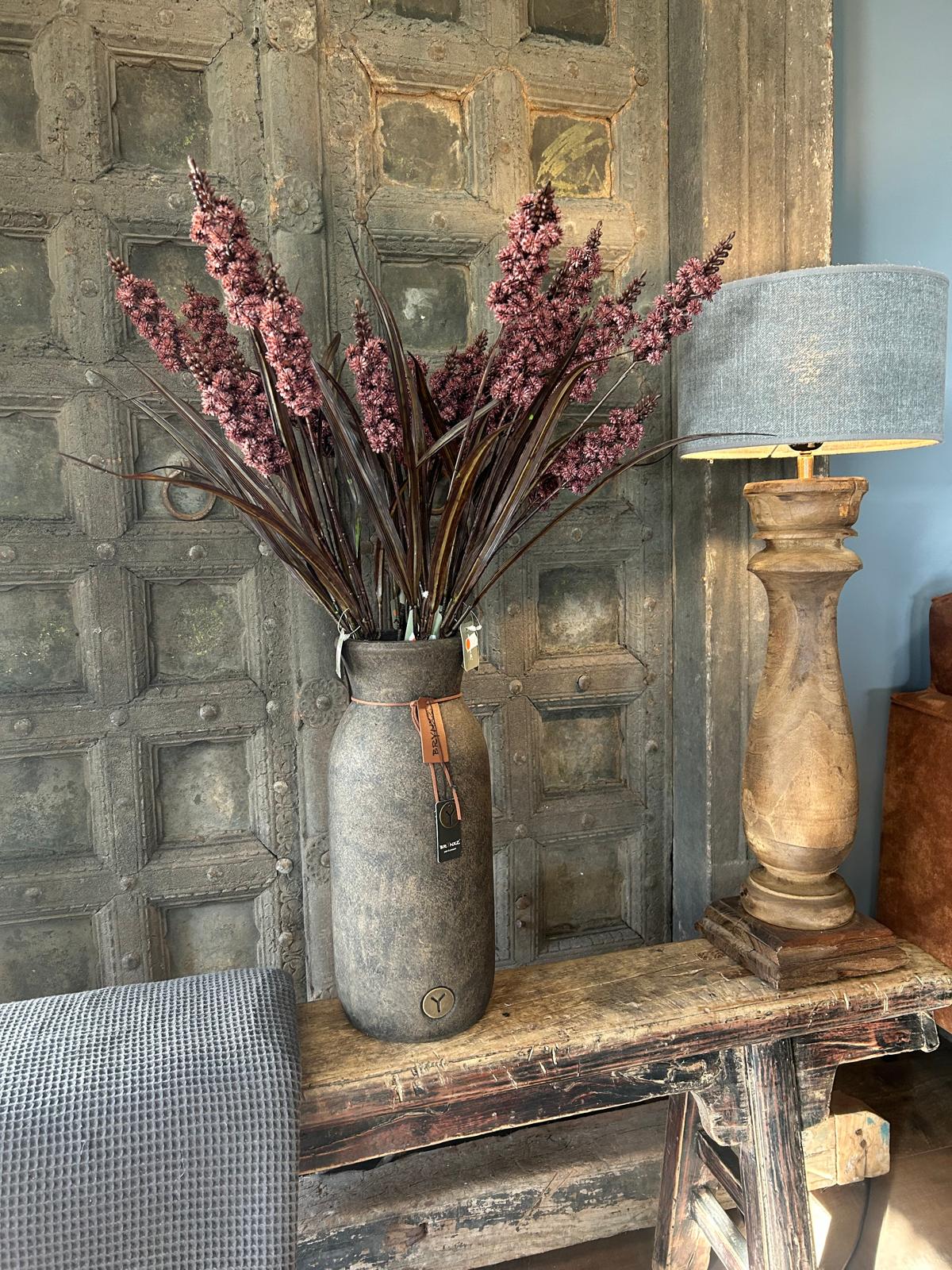 Sylxz Grass Flower Spring Sober Roodbruin 76 cm | Erve Smit Landelijke decoratie Sylxz Grass Flower Spring Sober Roodbruin 76 cm