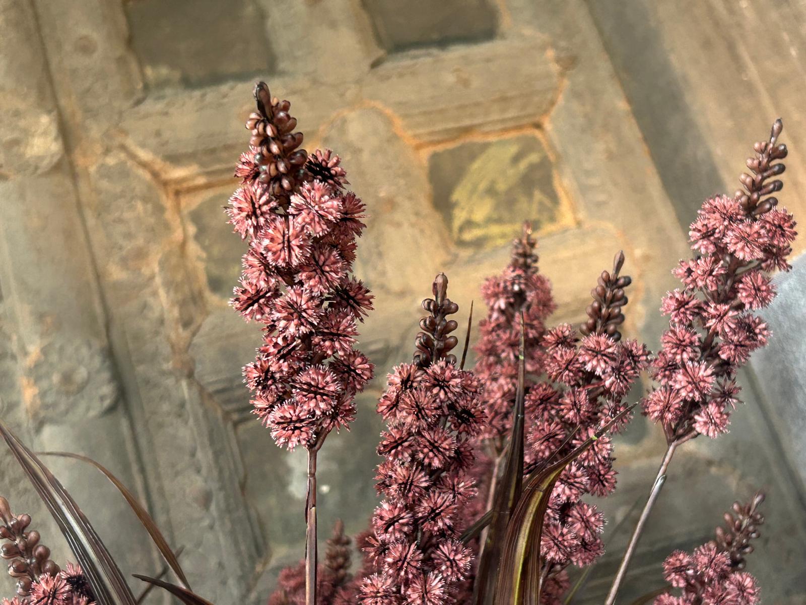 Sylxz Grass Flower Spring Sober Roodbruin 76 cm | Erve Smit Landelijke decoratie Sylxz Grass Flower Spring Sober Roodbruin 76 cm - Afbeelding 4