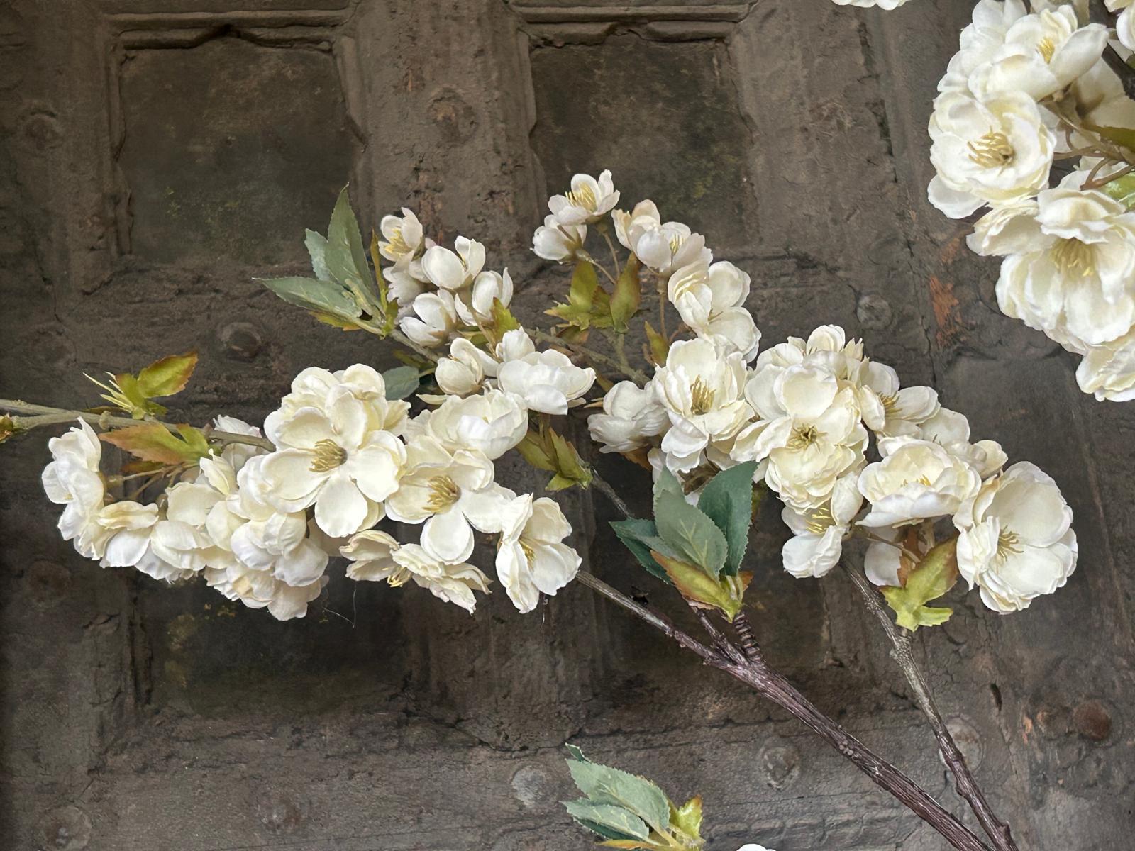 Sylxz Prunus Blossom White 100 cm | Erve Smit Landelijke decoratie Sylxz Prunus Blossom White 100 cm