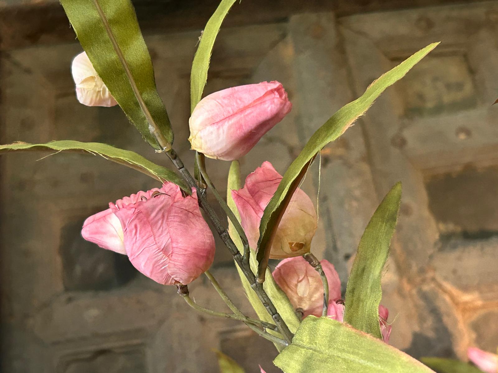 Sylxz Campanula Grande Roze 100 cm | Erve Smit Landelijke decoratie Zijde bloemen Campanula Grande Roze in Brynxz woondecoratie stijl