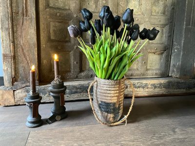 Authentieke Oude Houten Pot