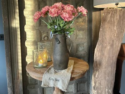 Brynxz Ranunculus Fading Pink Green 71 cm