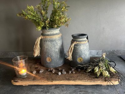 Brynxz Vaas Nostalgic Met Touw Ancient Clay