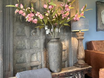 Campanula Grande Roze 100 cm kunstbloem in vaas realistische zijde bloemen